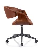 Chaise de bureau visby-c noyer - 73/83x54x55 cm